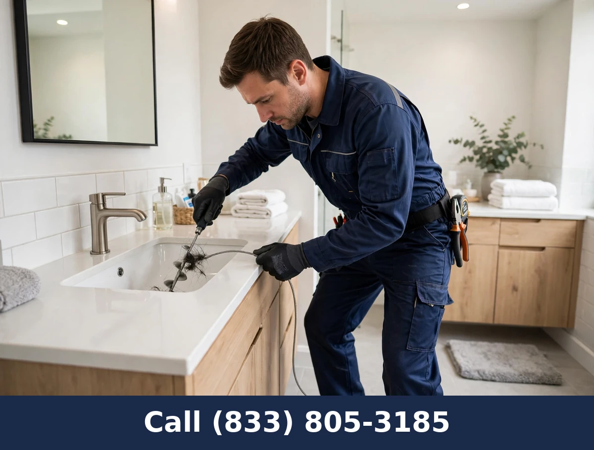 Bathroom Drain Cleaning by Plumbing Services Usa