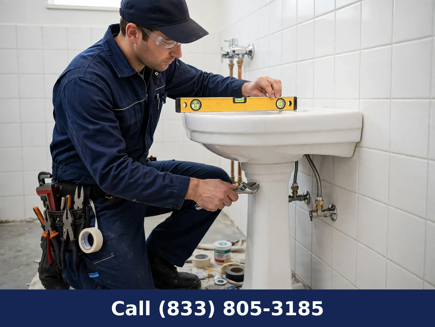 Bathroom Sink Installation by Plumbing Services Usa