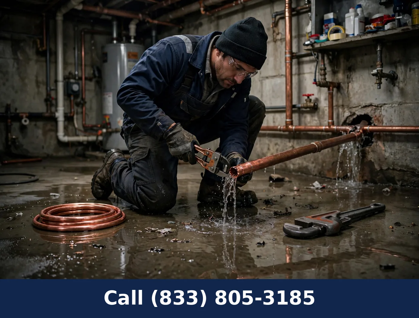 Burst Pipe Repair by Plumbing Services Usa