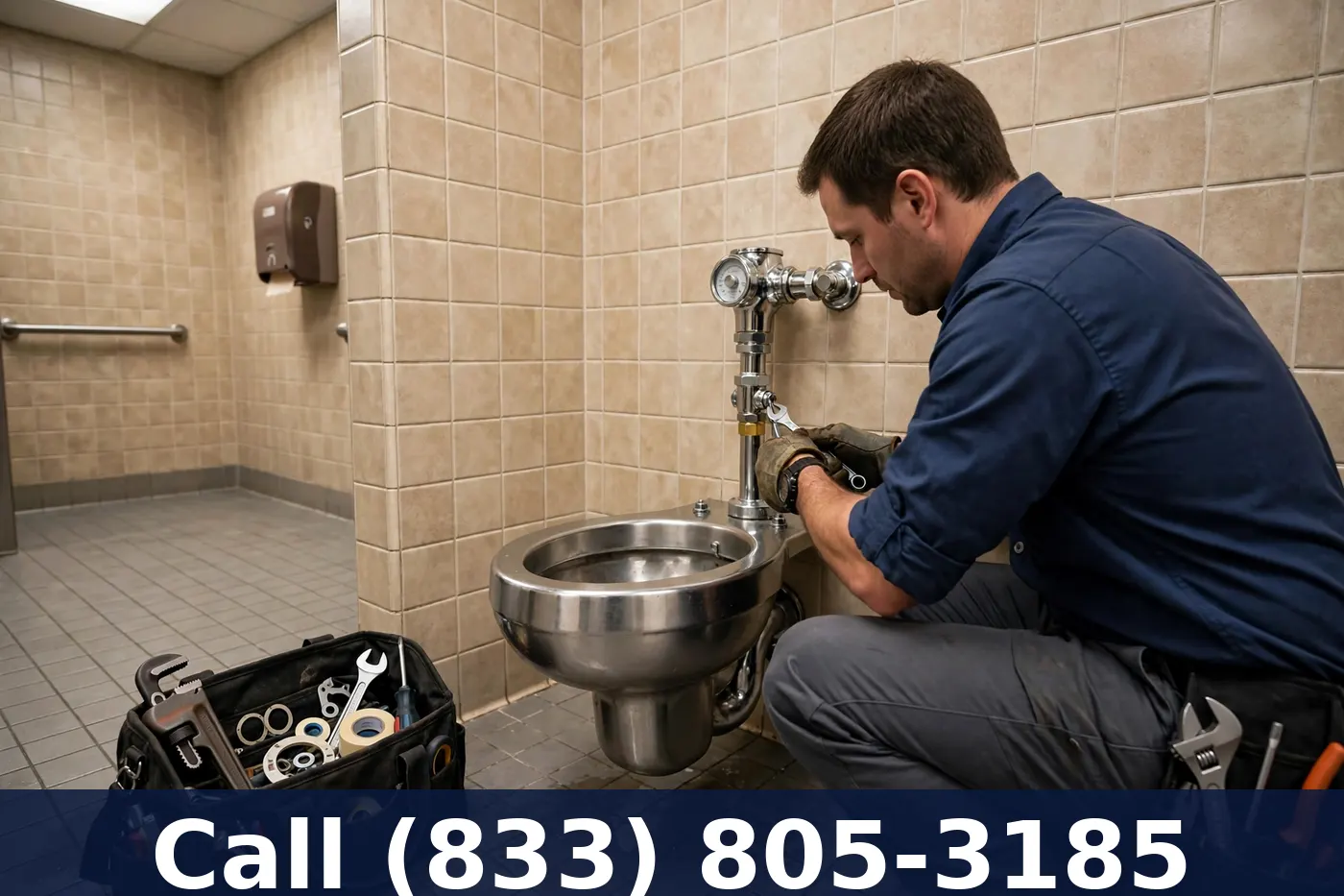Commercial Restroom Plumbing by Plumbing Services Usa