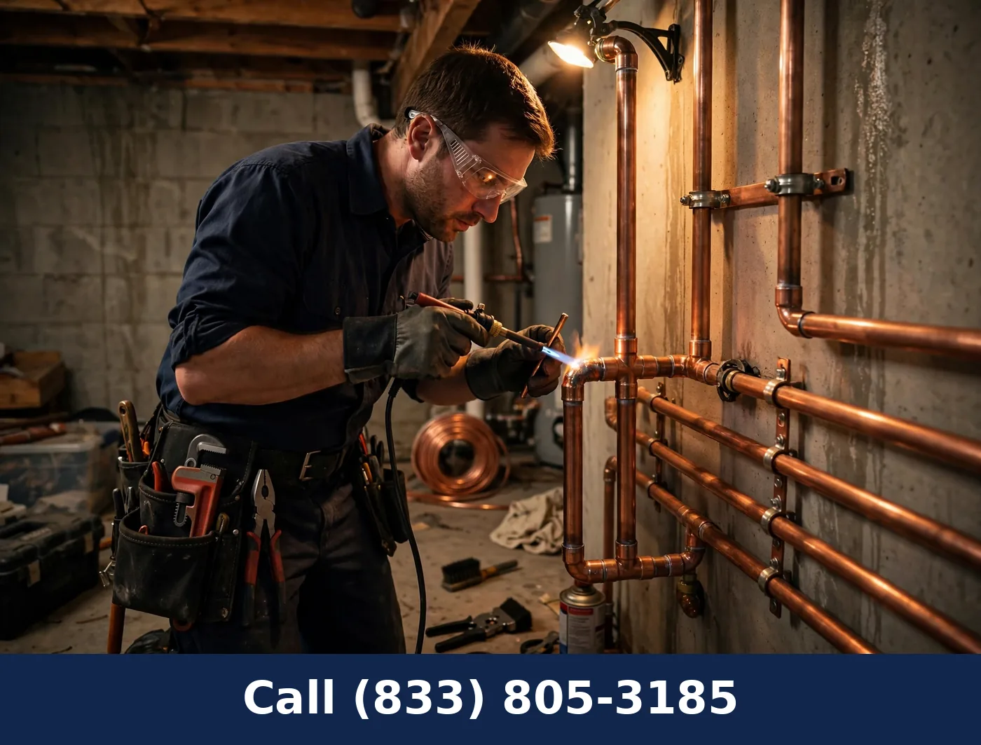 Copper Repiping by Plumbing Services Usa