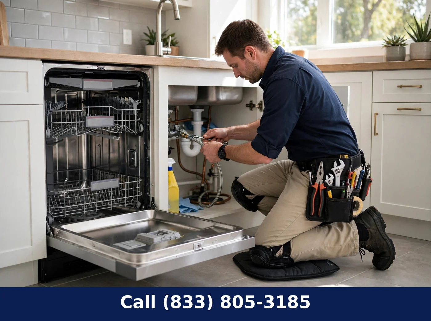 Dishwasher Hookup and Installation by Plumbing Services Usa