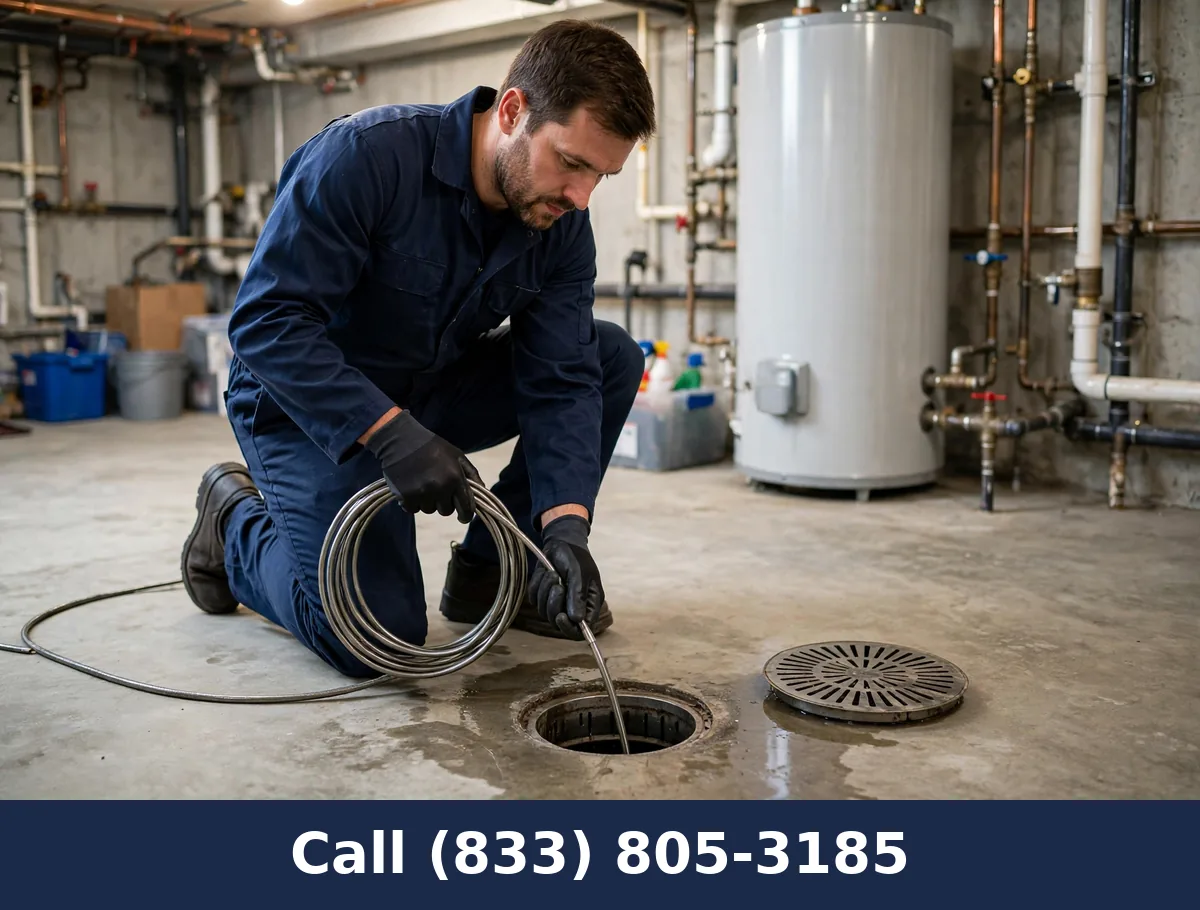 Floor Drain Cleaning by Plumbing Services Usa