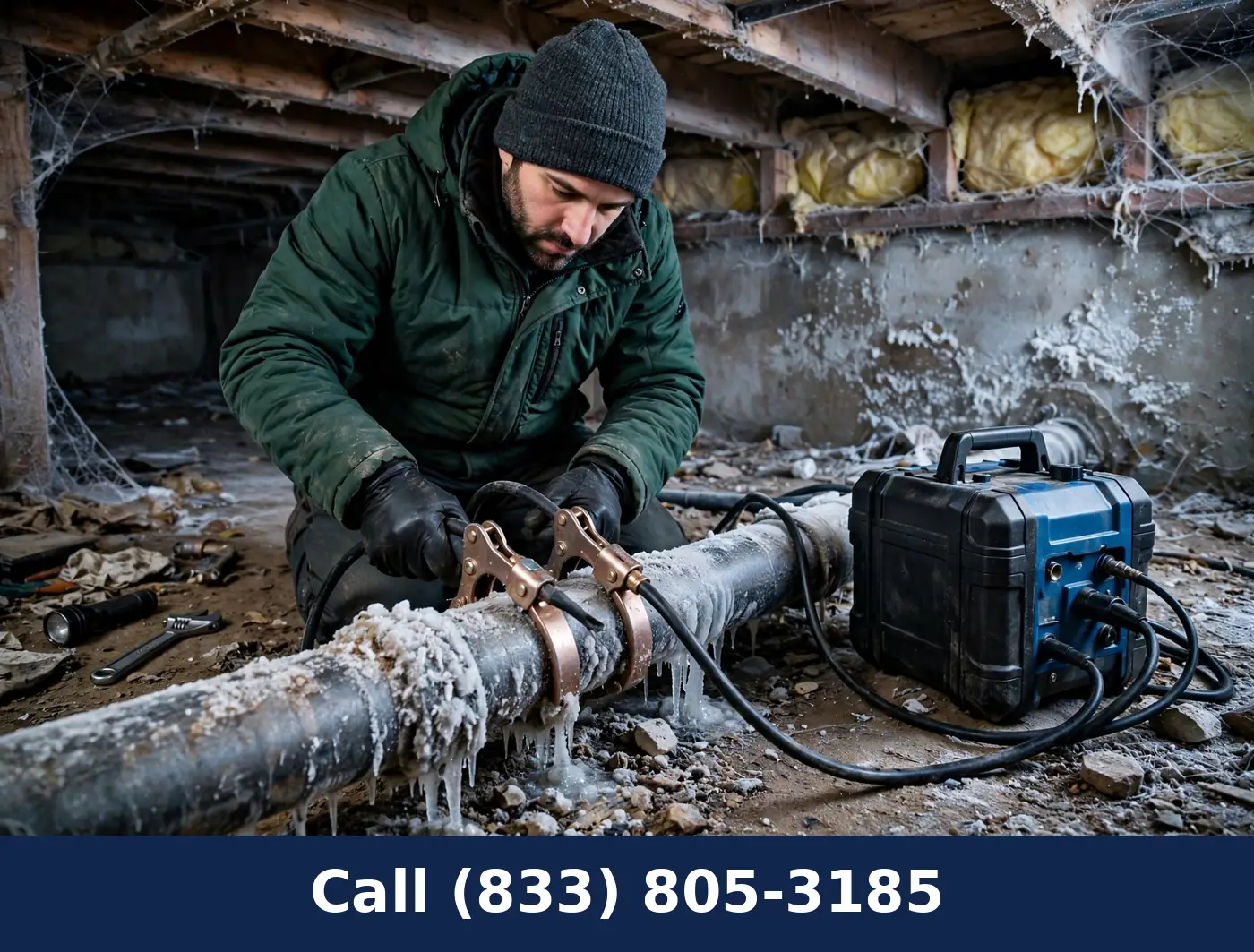 Frozen Pipe Thawing and Repair by Plumbing Services Usa