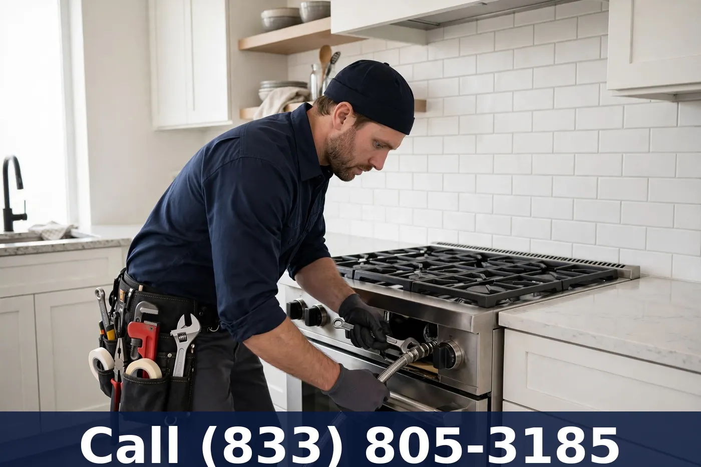 Gas Appliance Hookup by Plumbing Services Usa