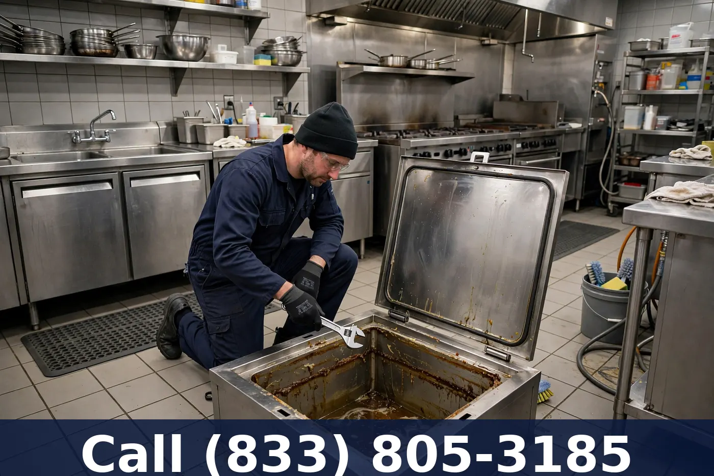 Grease Trap Installation and Cleaning by Plumbing Services Usa