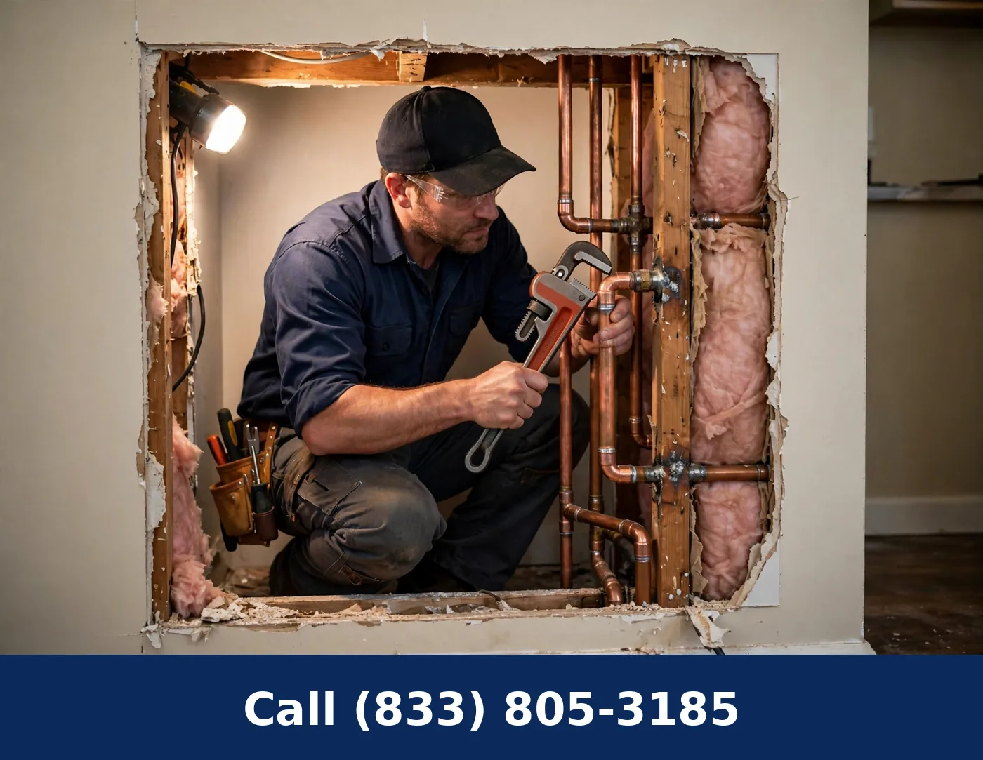 Hidden Wall Leak Repair Near Me by Plumbing Services Usa
