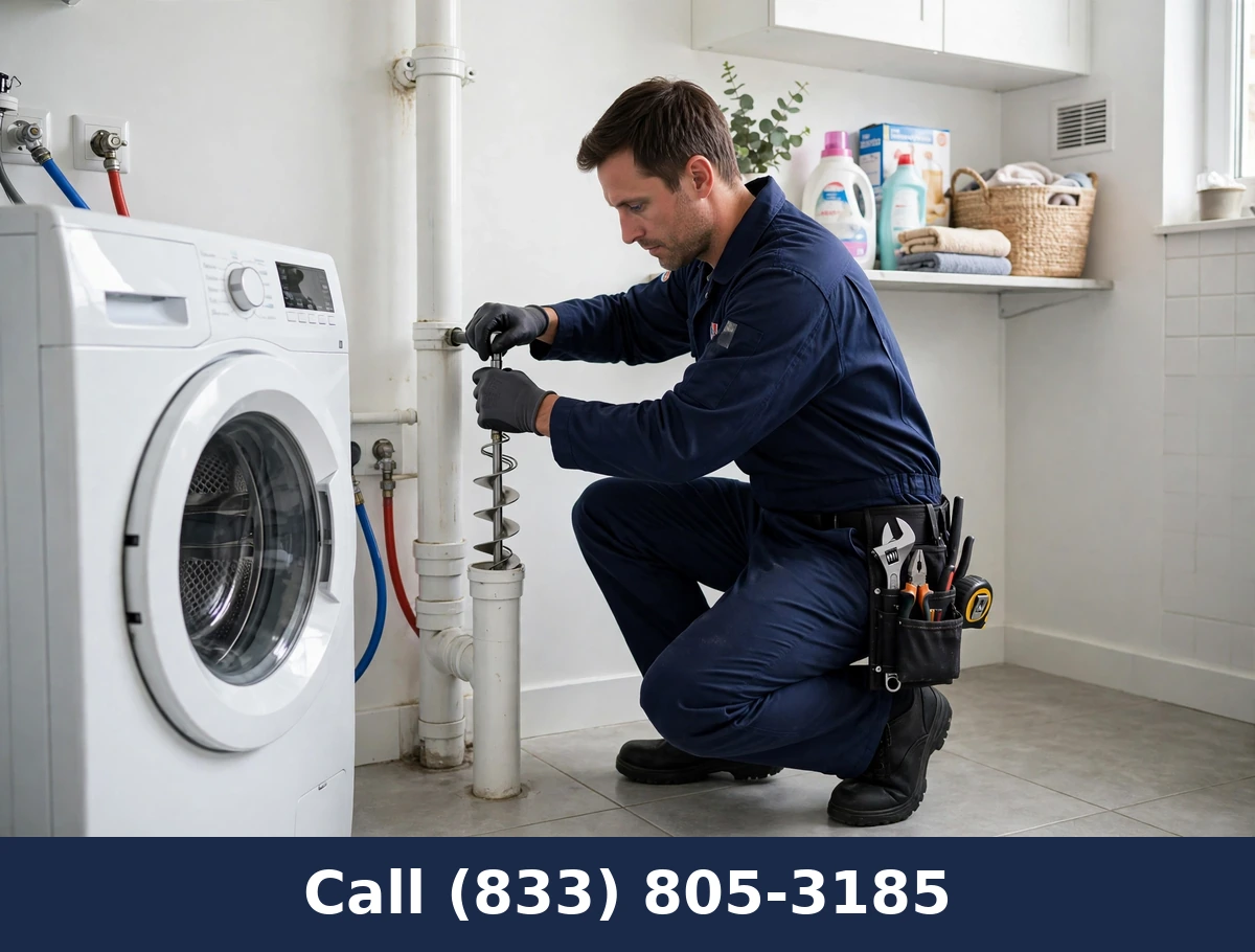 Laundry Drain Line Cleaning by Plumbing Services Usa
