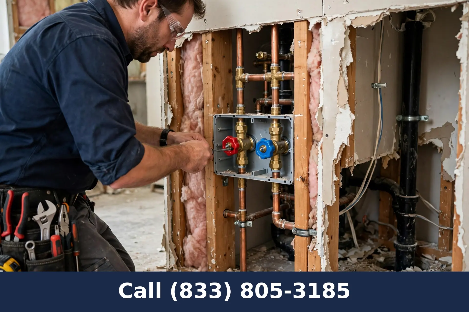 Laundry Room Plumbing Installation by Plumbing Services Usa