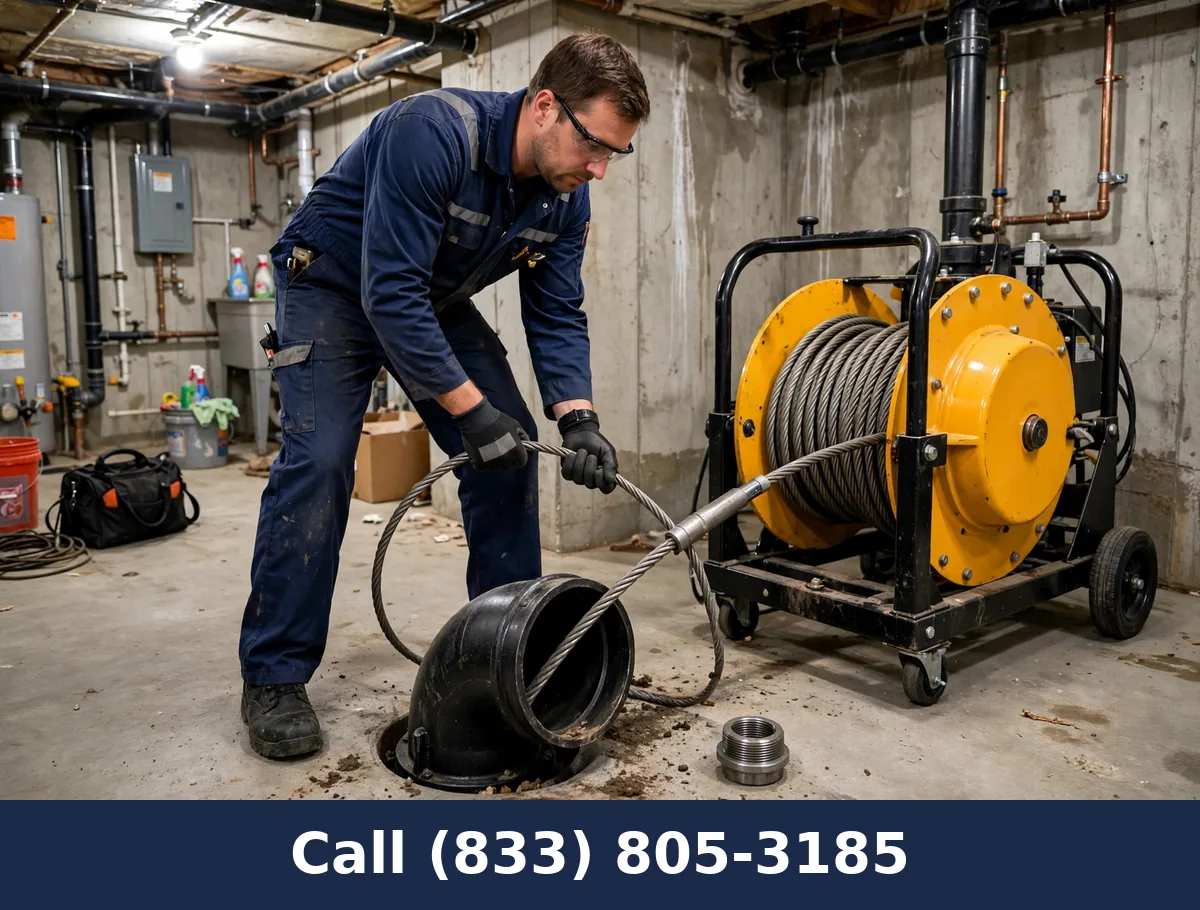 Main Line Drain Cleaning by Plumbing Services Usa