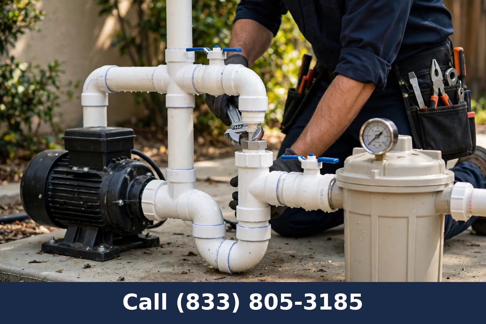 Pool Plumbing Repair by Plumbing Services Usa