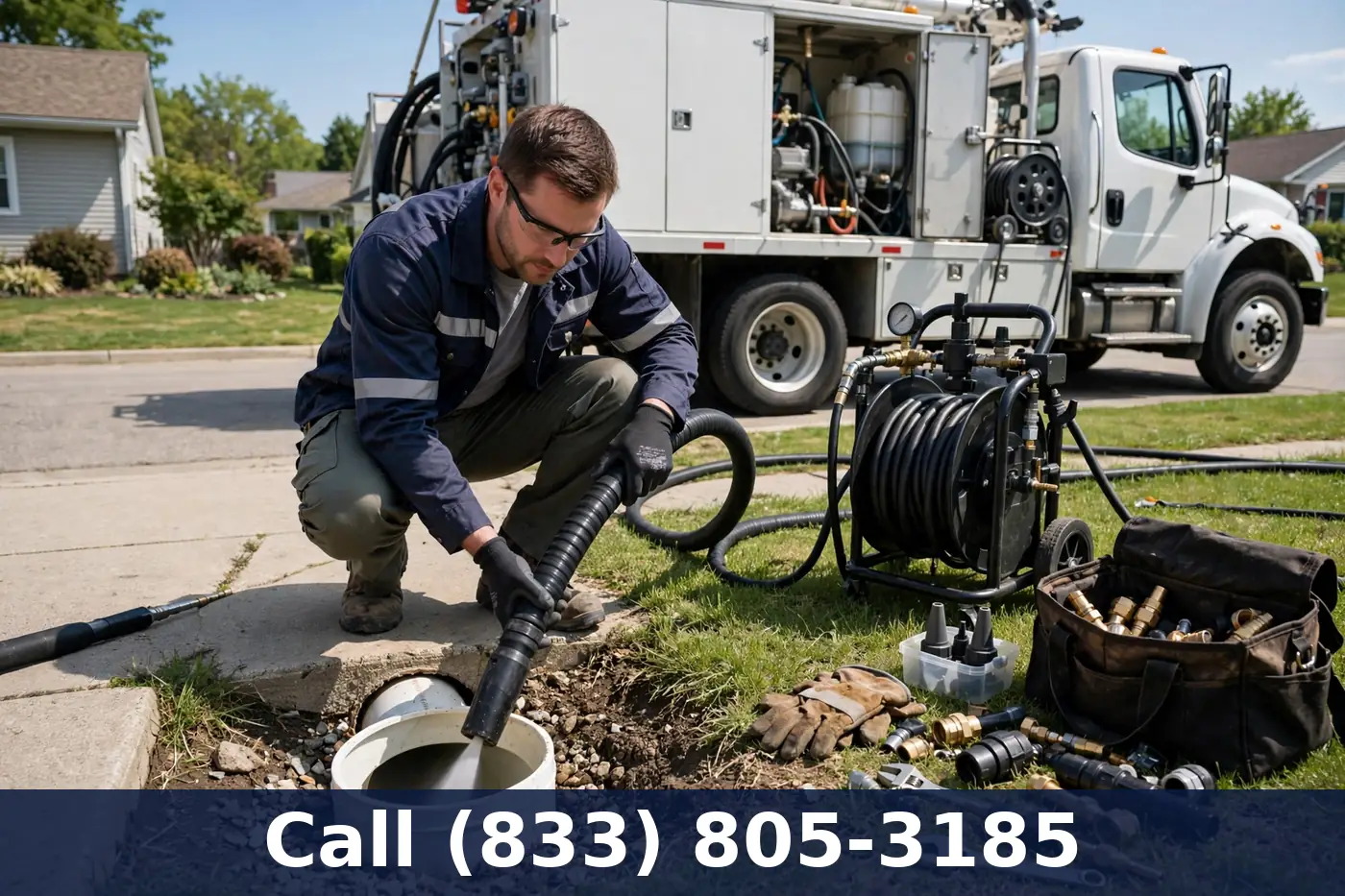 Sewer Line Cleaning by Plumbing Services Usa