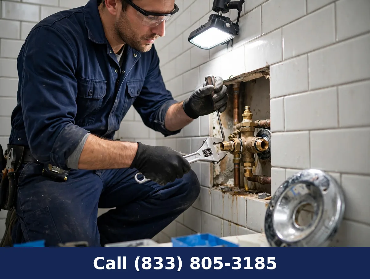 Shower Valve Repair by Plumbing Services Usa