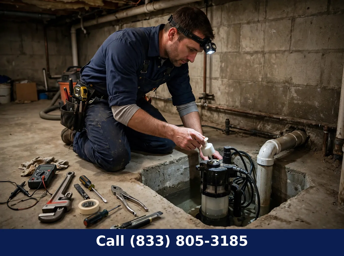 Sump Pump Repair by Plumbing Services Usa