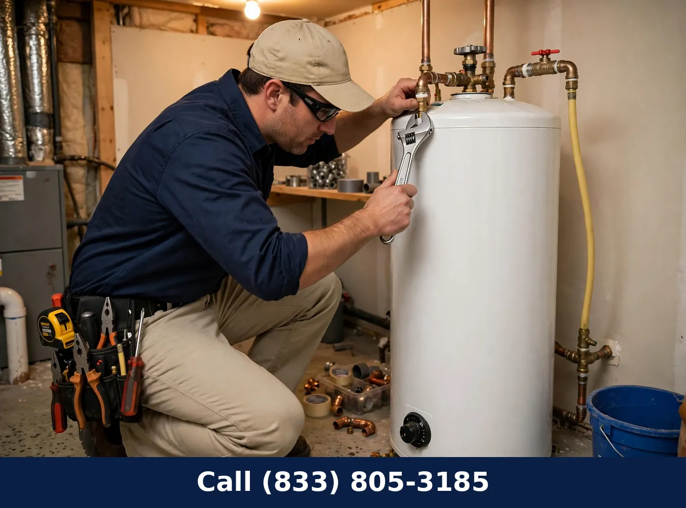 Tank Water Heater Installation by Plumbing Services Usa
