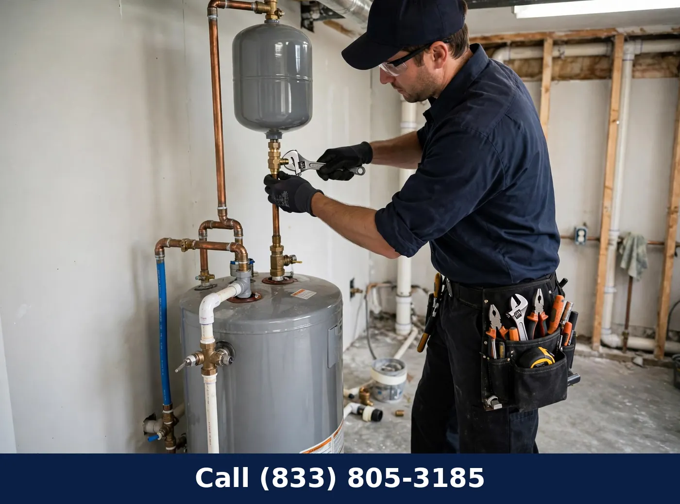 Water Heater Expansion Tank Installation by Plumbing Services Usa