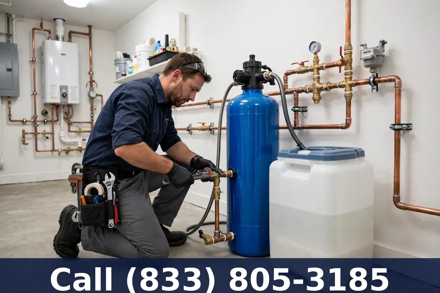 Water Softener Installation by Plumbing Services Usa