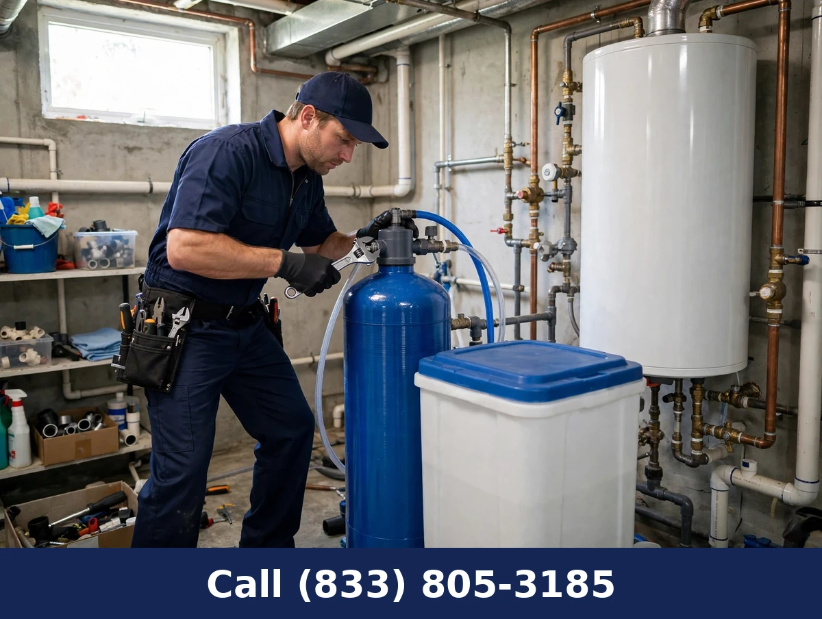 Water Softener Installation by Plumbing Services Usa